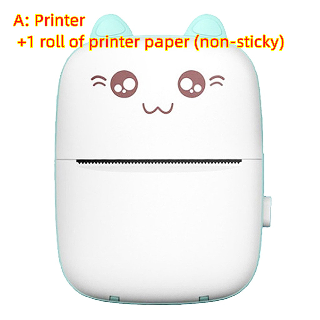 Mini Printer Portable Mini Bluetooth WiFi New Wrong Printer Mobile Phone Photo Title Note Hot Print Pocket Student Error Label Printer